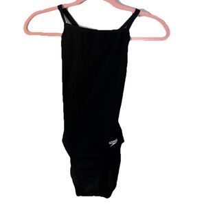 Speedo Women's ProLT Super Pro One Piece Swimsuit - Solid Black, Size 26